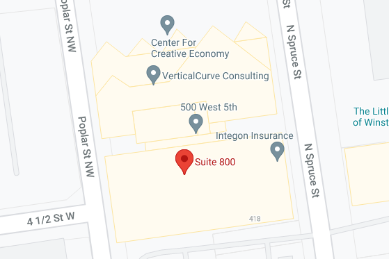 Winston-Salem Office Map